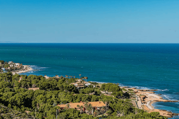 Picture of the coast of Denia