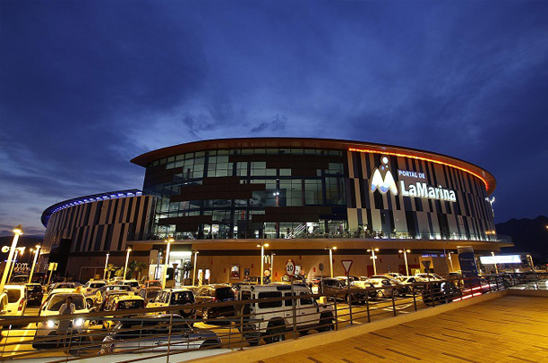 Mall in the center of Moraira