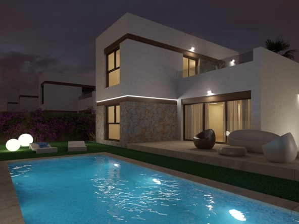 Gante Villas - By night-Costa Blanca